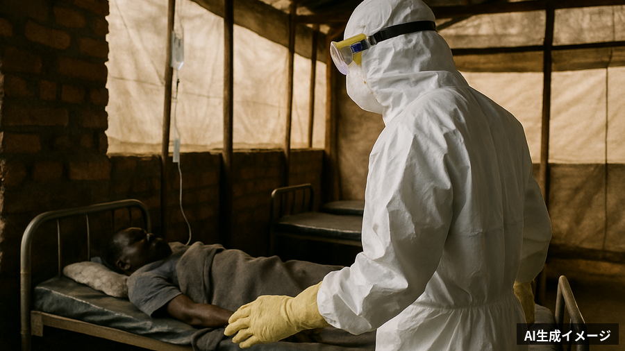 コンゴ民主共和国でエボラ出血熱が拡大、死者2000人超え 致死率46%に上昇、増加の背景はのイメージ