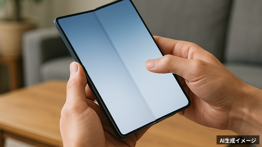 Galaxy Z Fold8 Ultra、開いて4.1mmの史上最薄折りたたみスマホにのイメージ
