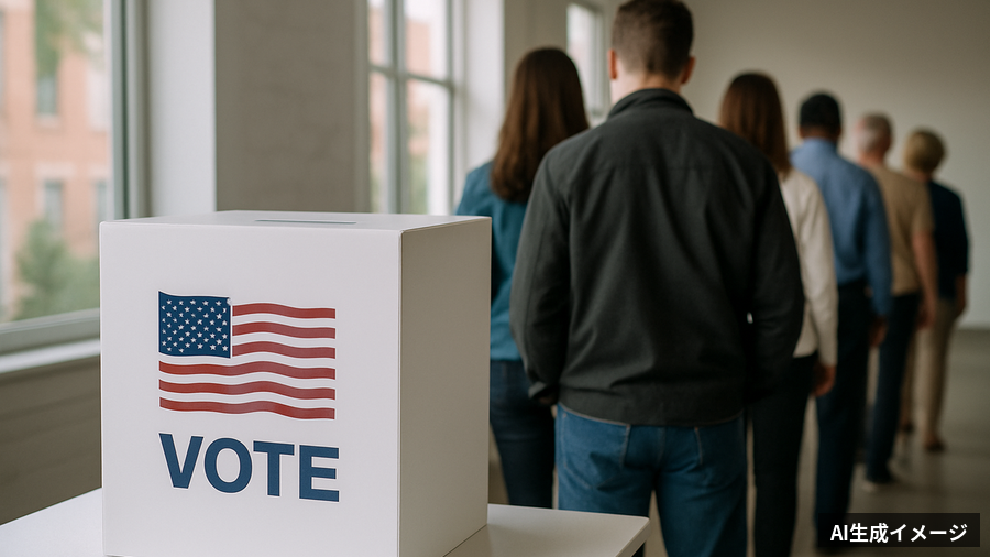 米中間選挙まで3か月、物価高が共和党への逆風に 下院は民主党優勢の予測のイメージ